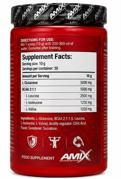 AMIX Glutamine + BCAA 300 g