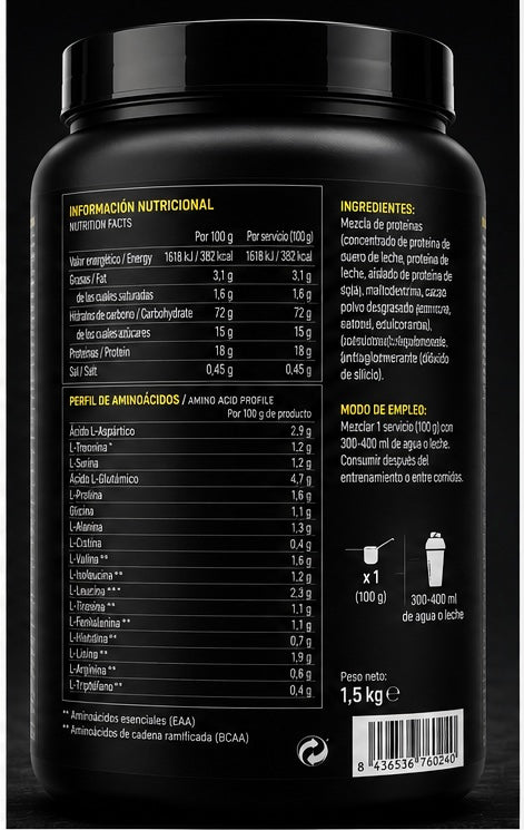 MASS GAINER CONCEPT 1,5KG