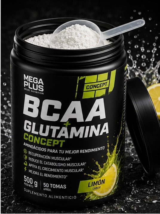BCAA + GLUTAMINA CONCEPT 500G
