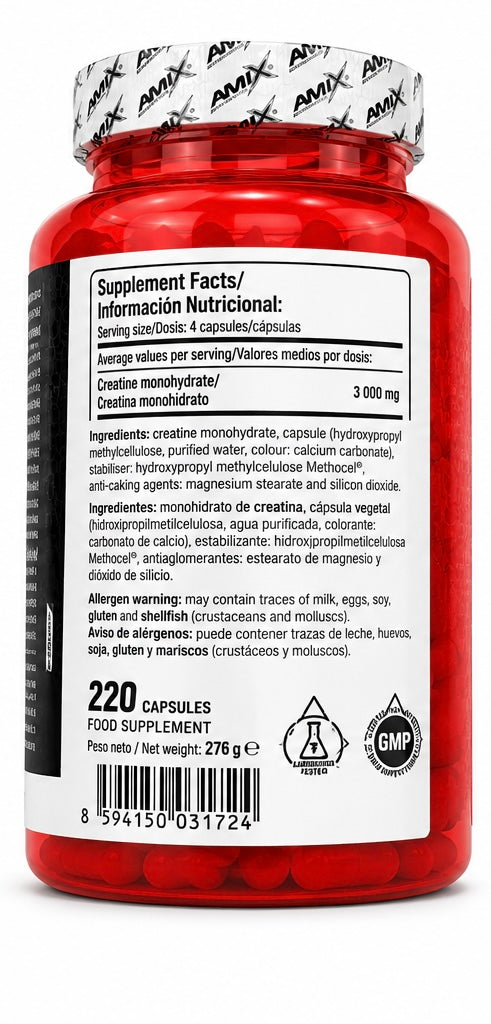 AMIX Creatine Monohydrate 220 Caps