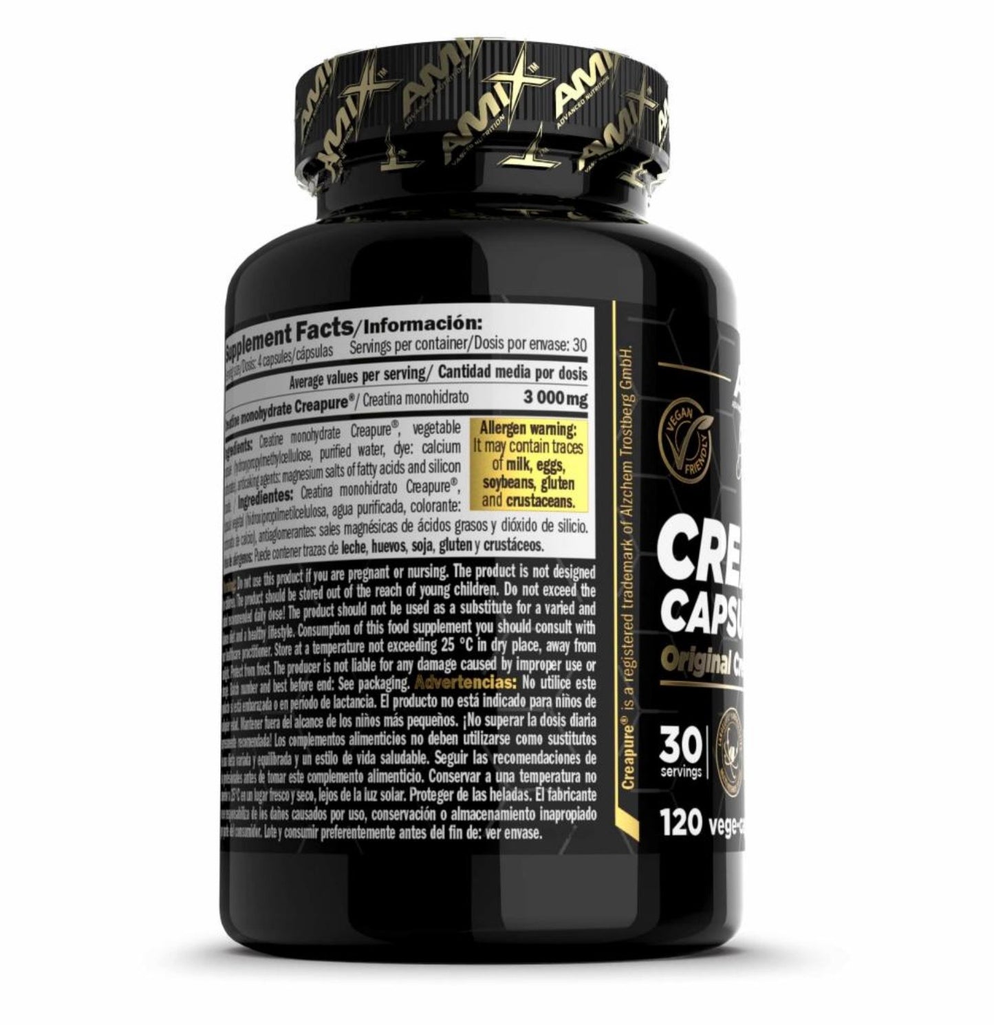 AMIX Creatine Creapure® Caps 120 Cápsulas